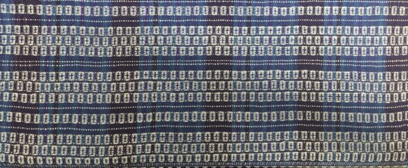 Handwoven Fabric (Blocks), Woven for Schacht Spindle Company weaving internship, 2019, Perle cotton yarn